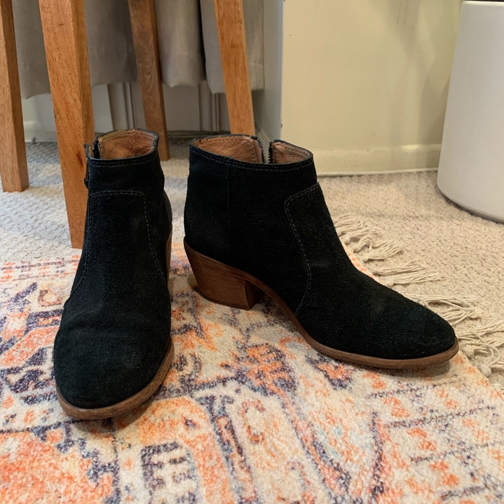 Madewell suede booties